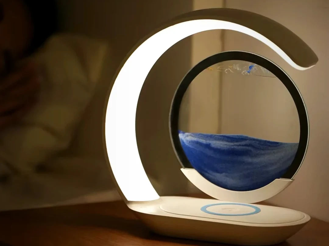 Lumavoa moving sand lamp